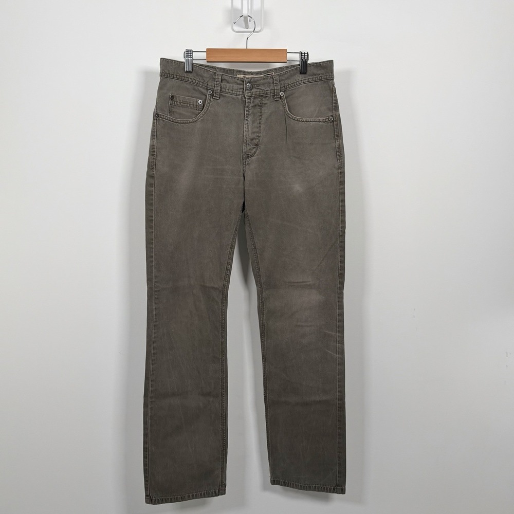 Pioneer Rando Pants Mens 32x32 Brown Straight Fit Khaki Cowboy Outdoor Chinos
